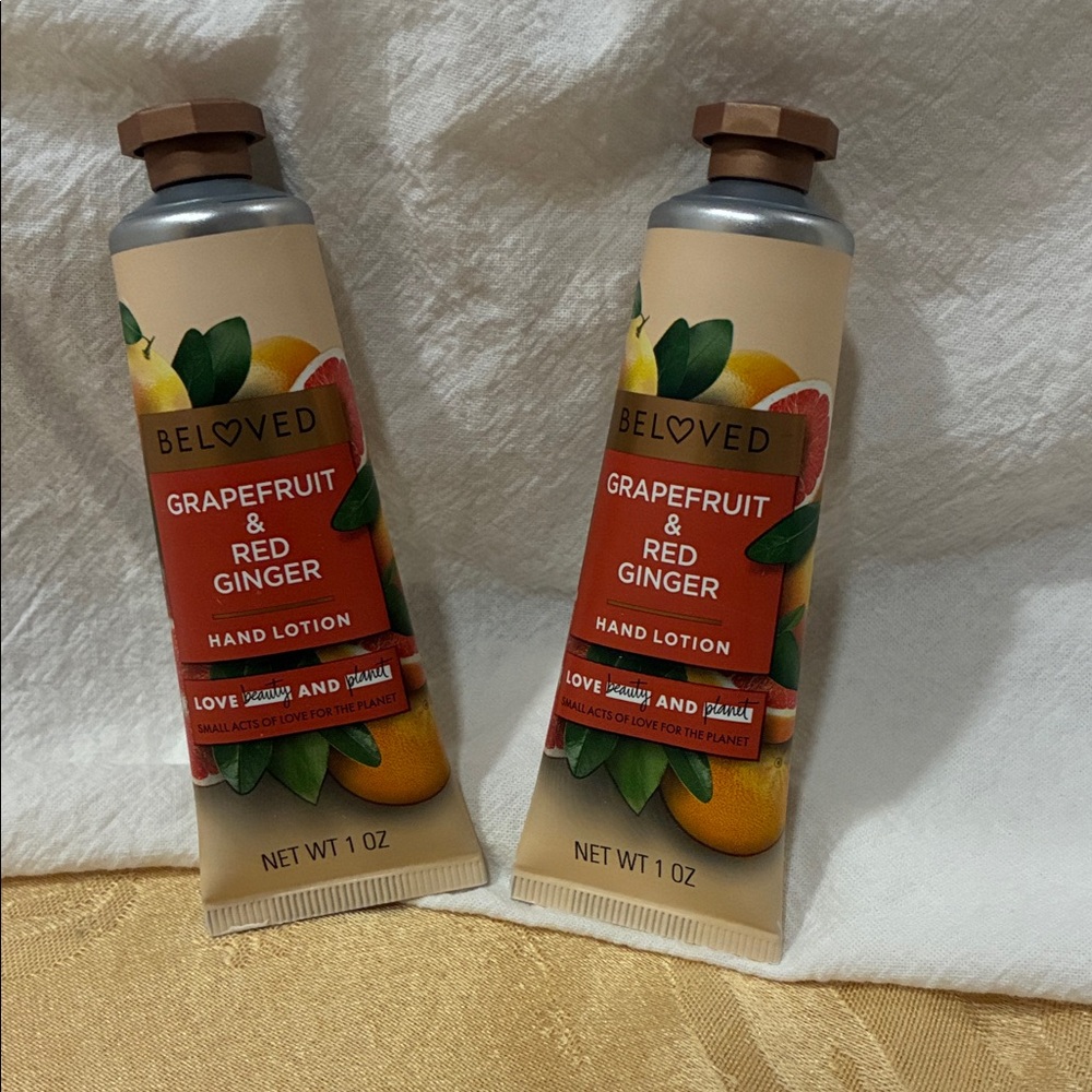 My Beloved Grapefruit & Red Ginger Hand Lotion - Cream and Red